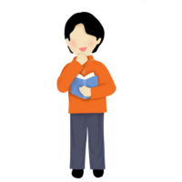 bambini Tenere libro su png transparant