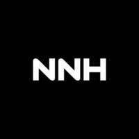 NNH Letter Logo Design, Inspiration for a Unique Identity. Modern Elegance and Creative Design. Watermark Your Success with the Striking this Logo. vector