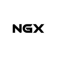 NGX Letter Logo Design, Inspiration for a Unique Identity. Modern Elegance and Creative Design. Watermark Your Success with the Striking this Logo. vector