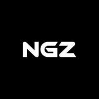 NGZ Letter Logo Design, Inspiration for a Unique Identity. Modern Elegance and Creative Design. Watermark Your Success with the Striking this Logo. vector