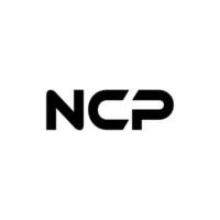 NCP Letter Logo Design, Inspiration for a Unique Identity. Modern Elegance and Creative Design. Watermark Your Success with the Striking this Logo. vector