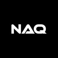 NAQ Letter Logo Design, Inspiration for a Unique Identity. Modern Elegance and Creative Design. Watermark Your Success with the Striking this Logo. vector