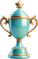 AI generated trophy cup clipart ai generative png