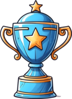 AI generated trophy cup clipart ai generative png