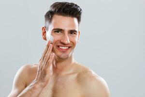 Male skin care photo