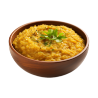 AI generated Dal Makhni Food in a Bowl on Transparent Background - Ai Generated png