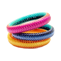 ai généré les filles traditionnel bracelet Indien sur transparent Contexte - ai généré png