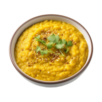 AI generated Dal Makhni Food in a Bowl on Transparent Background - Ai Generated png