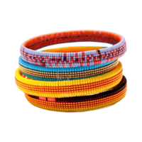 ai gerado meninas tradicional pulseira indiano em transparente fundo - ai gerado png