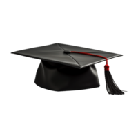 ai generado graduación gorra en transparente antecedentes - ai generado png