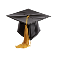 ai generado graduación gorra en transparente antecedentes - ai generado png