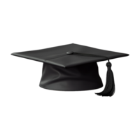 ai generado graduación gorra en transparente antecedentes - ai generado png