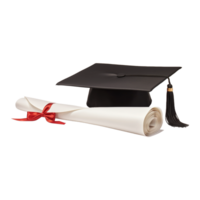 AI generated Graduation Cap on Transparent Background - Ai Generated png