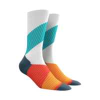 ai generiert bunt Socken auf transparent Hintergrund - - ai generiert png