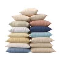 AI generated Beautiful Pillows on Transparent Background - Ai Generated png