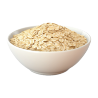 AI generated Oatmeal in a Bowl on Transparent Background - Ai Generated png