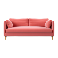 ai generiert schön Sofa auf transparent Hintergrund - - ai generiert png