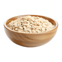 AI generated Oatmeal in a Bowl on Transparent Background - Ai Generated png