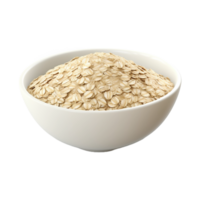 AI generated Oatmeal in a Bowl on Transparent Background - Ai Generated png