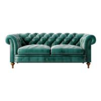 ai gegenereerd mooi sofa Aan transparant achtergrond - ai gegenereerd png