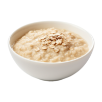 AI generated Oatmeal in a Bowl on Transparent Background - Ai Generated png