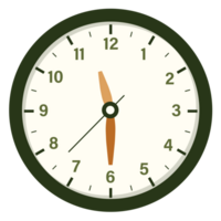 Wall Analog Clock Design Show at 11.30, Time and Clock Illustration png