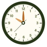 Mauer analog Uhr Design Show beim 10 Uhr, Zeit und Uhr Illustration png