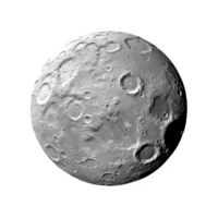 ai généré rond lune isolé sur transparent Contexte ,complet lune png ,génératif ai