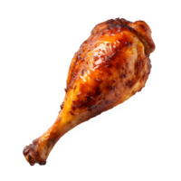 ai généré grillé poulet tambour bâton ,frit poulet les cuisses isolé sur transparent Contexte ,génératif ai png