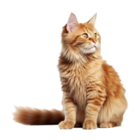 AI generated Beautiful Cat on Transparent Background - Ai Generated png