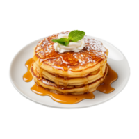 AI generated Delicious Pancake on Transparent Background - Ai Generated png