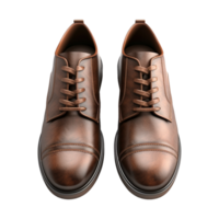 AI generated Leather Shoes Man on Transparent Background - Ai Generated png