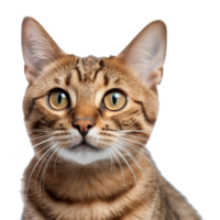 ai gerado lindo gato em transparente fundo - ai gerado png