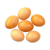 AI generated Chicken Eggs Pack on Transparent Background - Ai Generated png