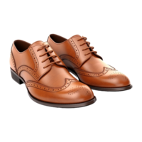 AI generated Leather Shoes Man on Transparent Background - Ai Generated png