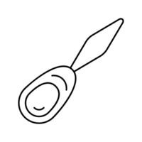 needle threader embroidery hobby line icon vector illustration