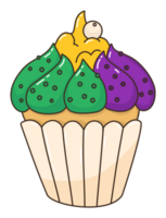 sticker King colorful cupcake png