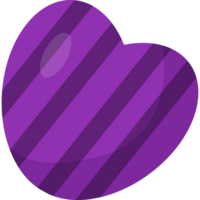 viola cuore caramella png