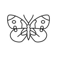 cabbage white summer line icon vector illustration