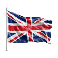 AI generated United Kingdom Flag on Transparent Background - Ai Generated png