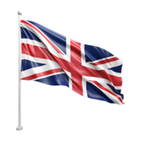 AI generated United Kingdom Flag on Transparent Background - Ai Generated png