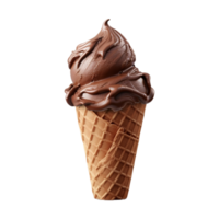 AI generated Tasty Ice Cream Cone on Transparent Background - Ai Generated png