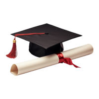 AI generated Graduation Cap on Transparent Background - Ai Generated png