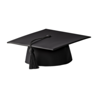 ai generado graduación gorra en transparente antecedentes - ai generado png