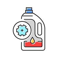 oil change car mechanic color icon vector illustration