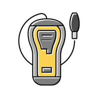 leak detector gas service color icon vector illustration