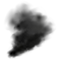 schwarz Rauch, Explosion oder Nebel. png