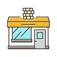 chip tienda color icono vector ilustración