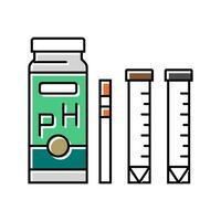 soil test kit garden tool color icon vector illustration