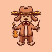 Mexican Dod Cartoon Illustration vector